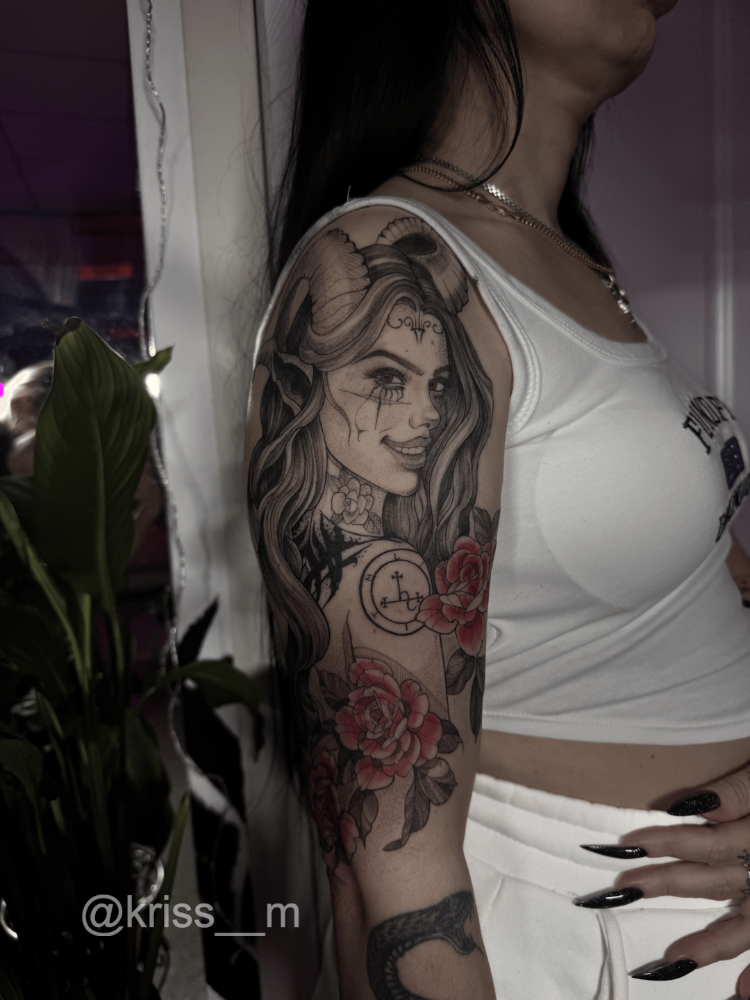 тату дьявол, тату майстер kriss__m, Умань